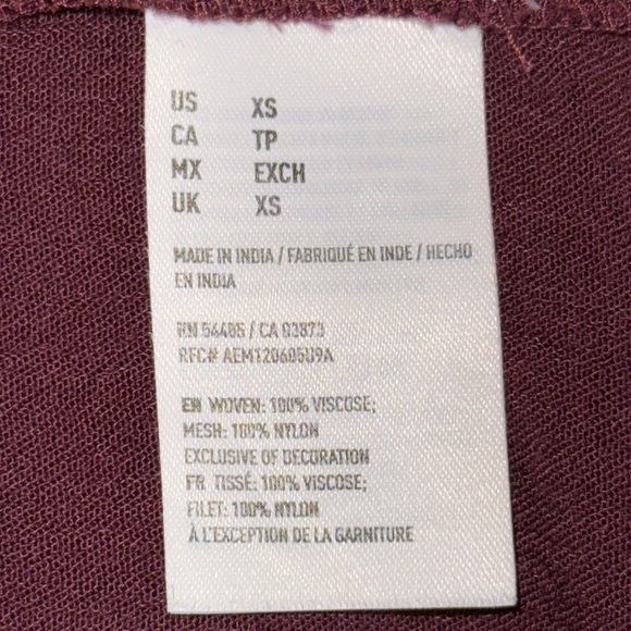 American Eagle Boho Lace Top SZ XS - Picture 11 of 11